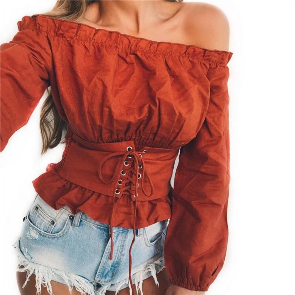 Sexy off shoulder top